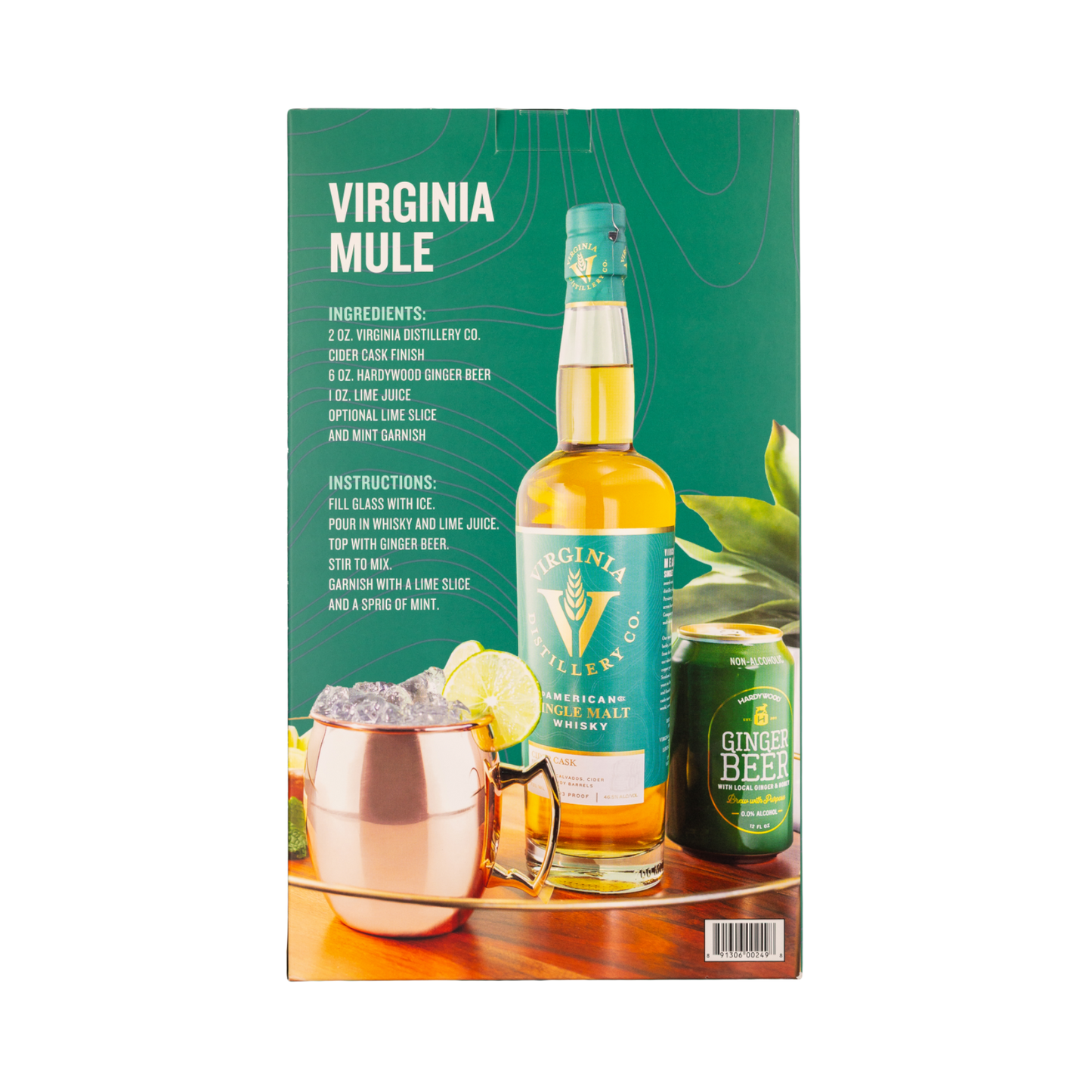 Virginia Mule Gift Pack- VDC Cider Cask Finish & Hardywood Ginger Beer