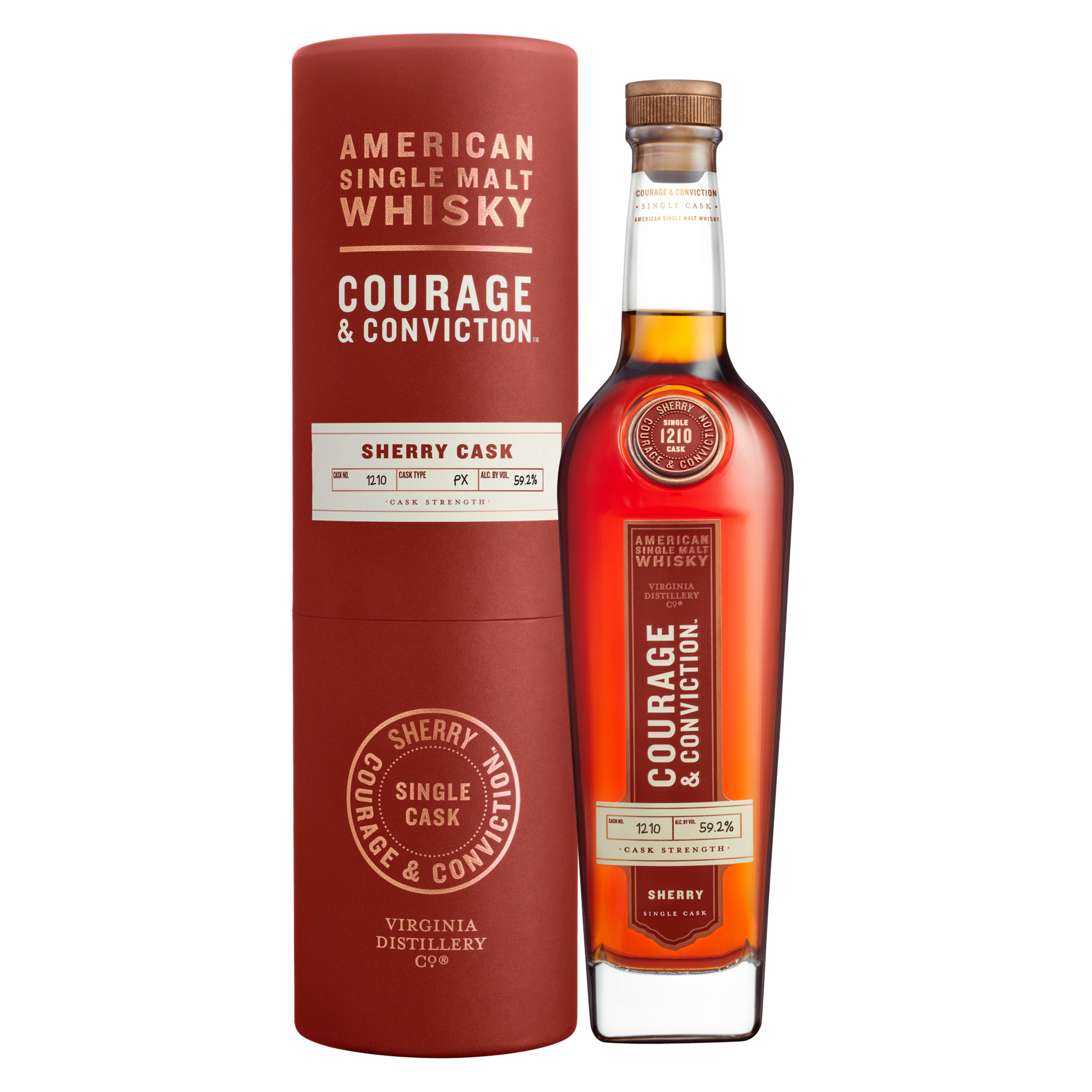 Courage & Conviction Oloroso  Sherry Single Cask - Virginia Distillery Company