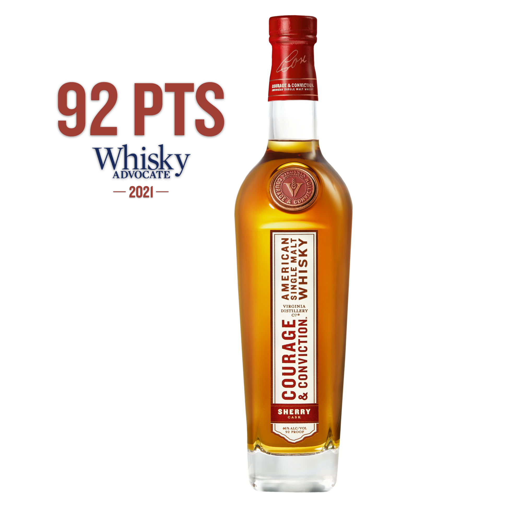 Courage & Conviction Sherry Cask - Virginia Distillery Company