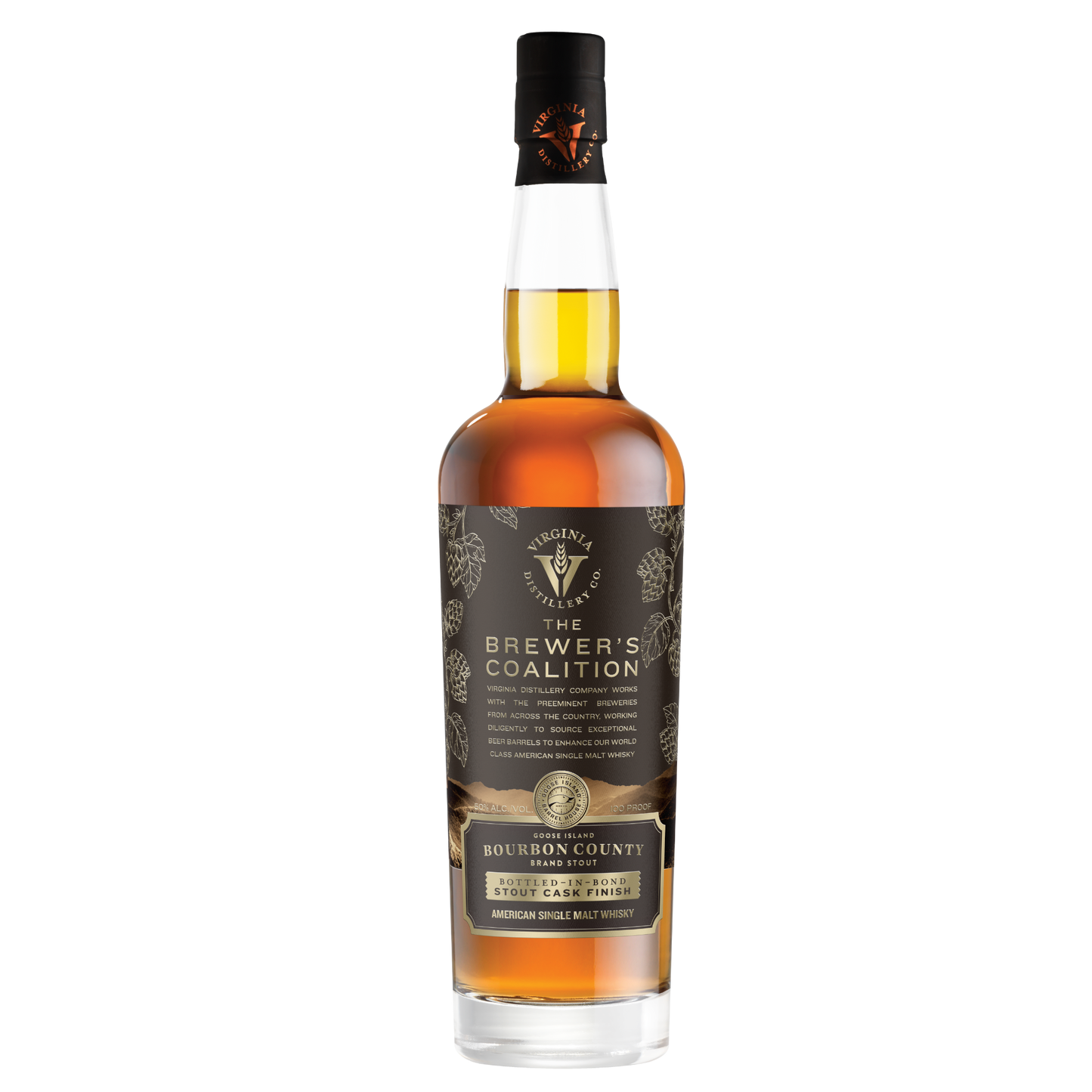 Courage Club - VDC Goose Island Bourbon County Stout Bottled-In-Bond Stout Cask Finish - Brewer's Coalition - Virginia Distillery Company