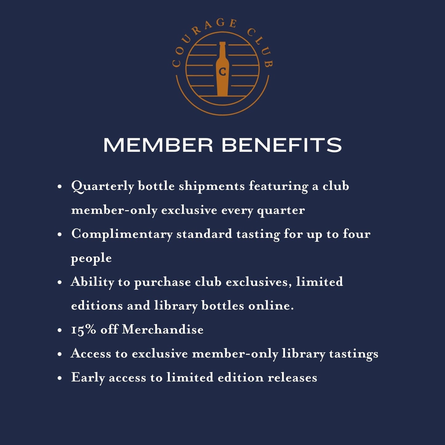 Courage Club Membership