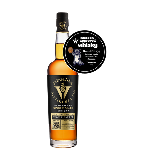 Raccoon Pick: VDC Port Cask Finish Single Barrel #10274 **Ships late Dec/early Jan**