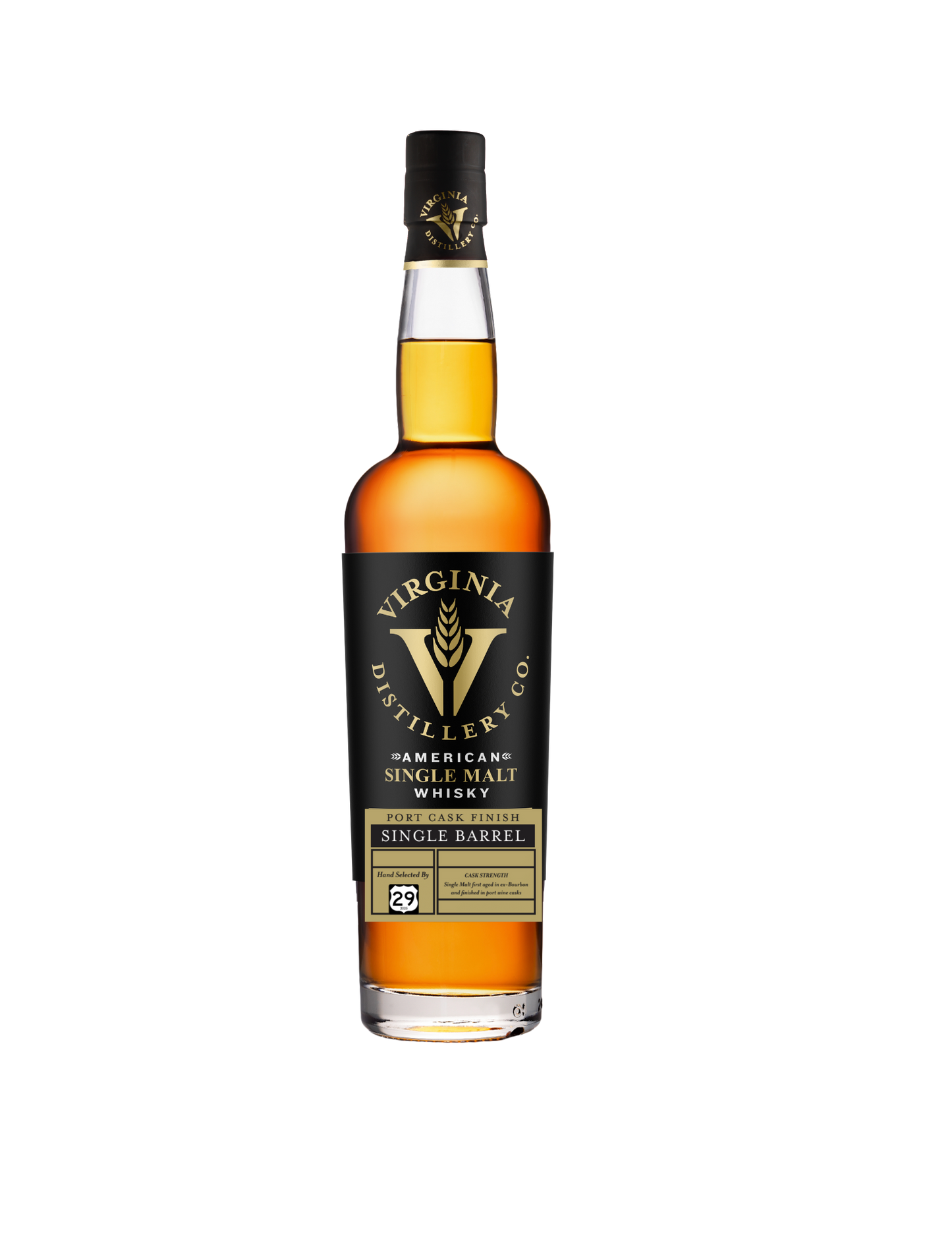 The Charlottesville 29 VDC Single Barrel Port Cask Finished Whisky
