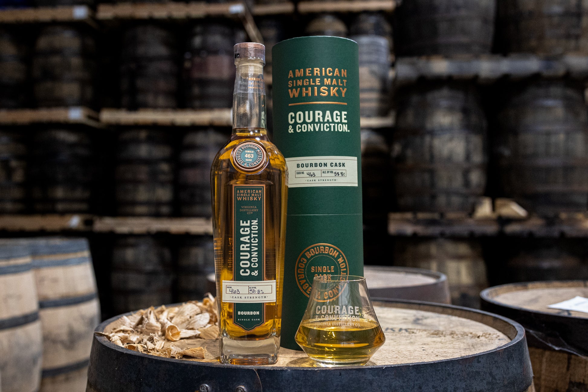 Courage & Conviction Bourbon Single Cask - Virginia Distillery Company