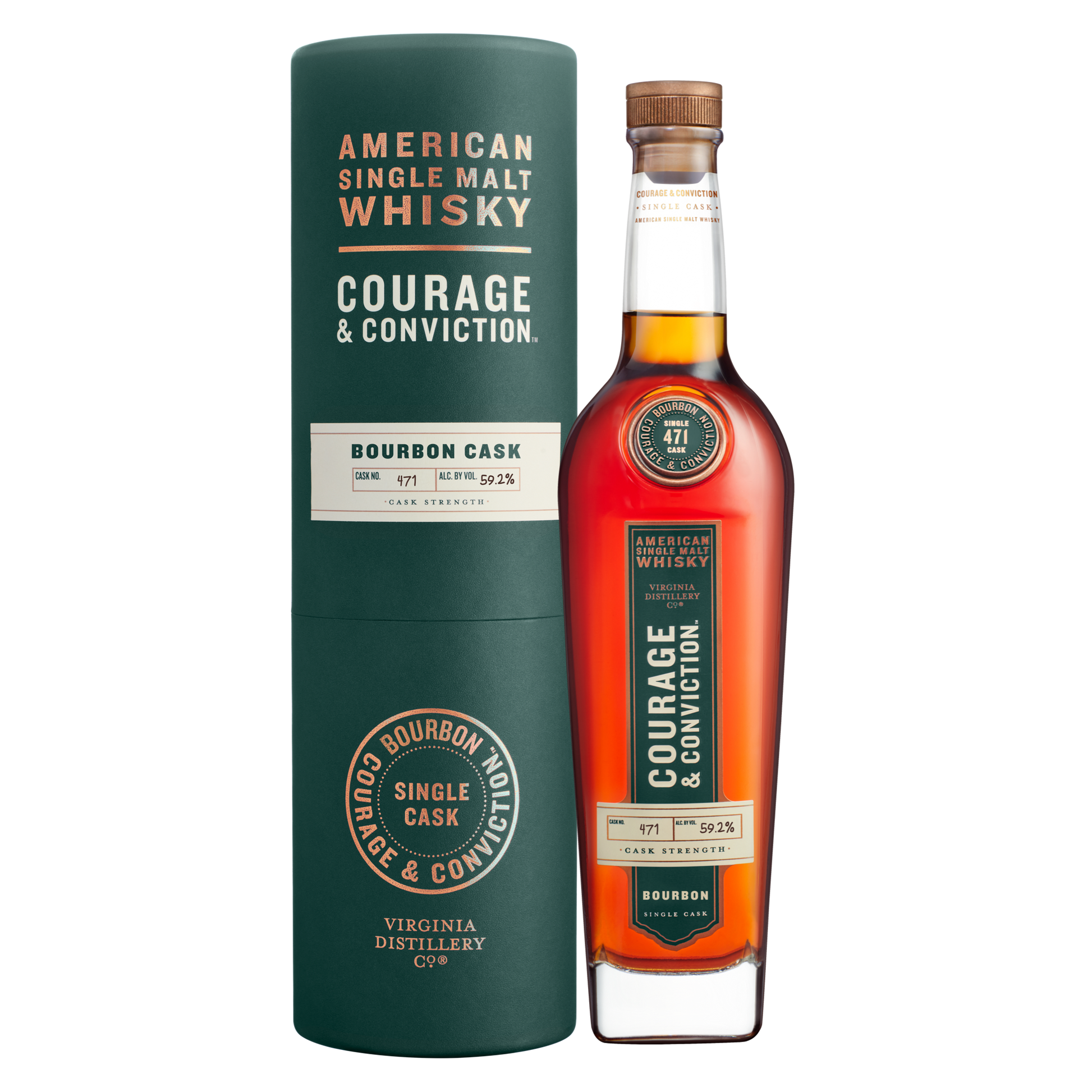 Courage & Conviction Bourbon Single Cask - Virginia Distillery Company