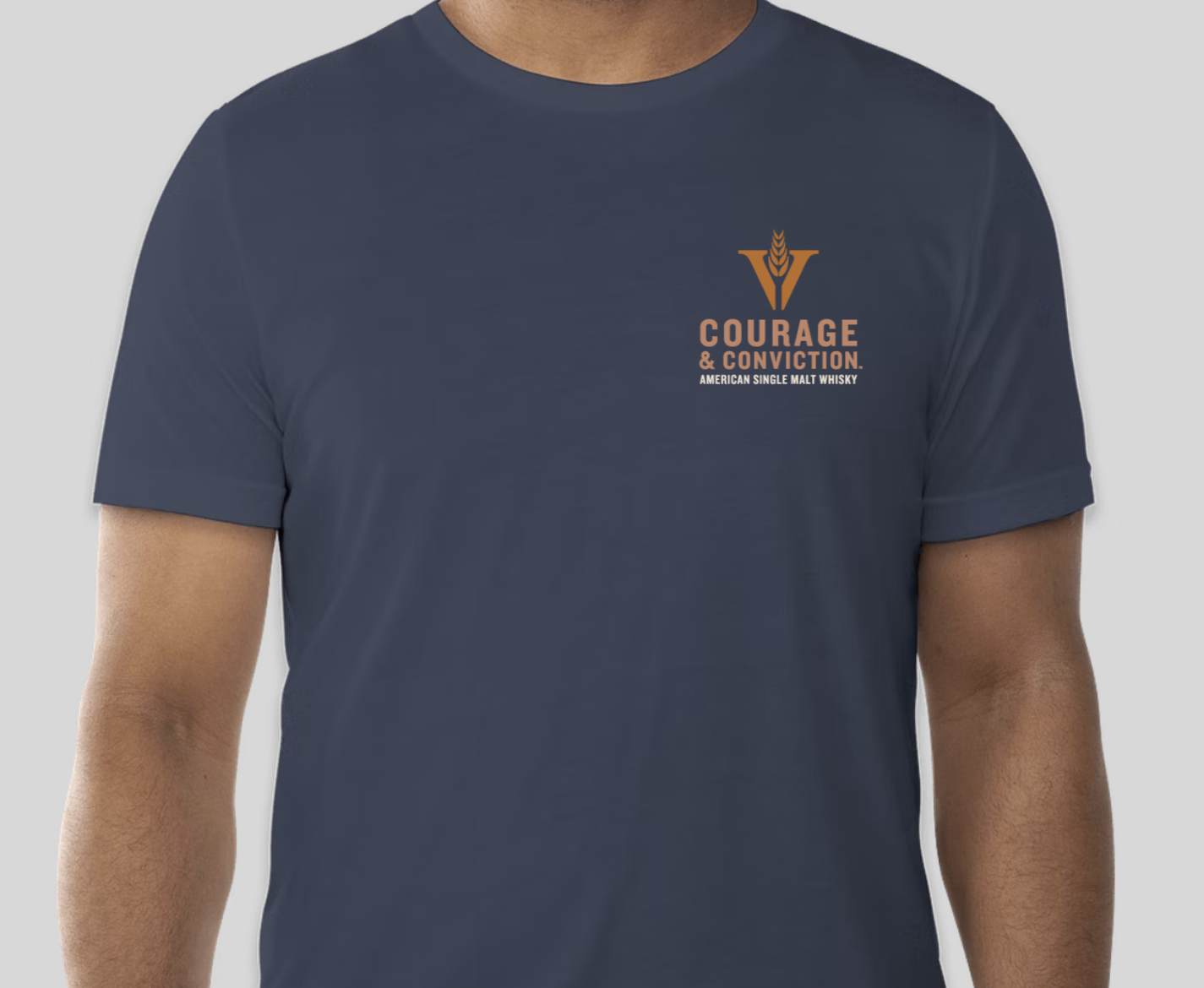 Courage & Conviction Logo T-Shirt - Virginia Distillery Company