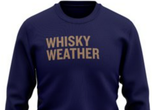 Sweatshirt: Navy Whisky Weather - Virginia Distillery Company