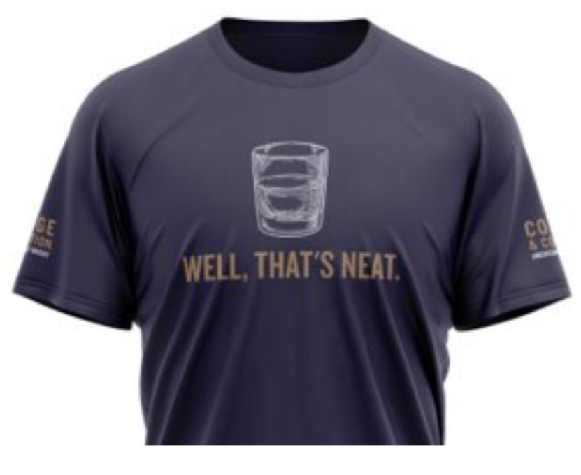 T-Shirt: Navy Well, That's Neat - Virginia Distillery Company