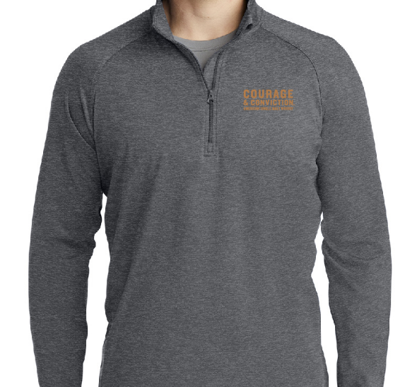 Sweatshirt: Zip Up Grey Men's - Virginia Distillery Company